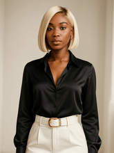 Brooklyn Hair Ombre Ash Blonde 5x5 HD Pre-Cut Lace Glueless Bob Style Wig